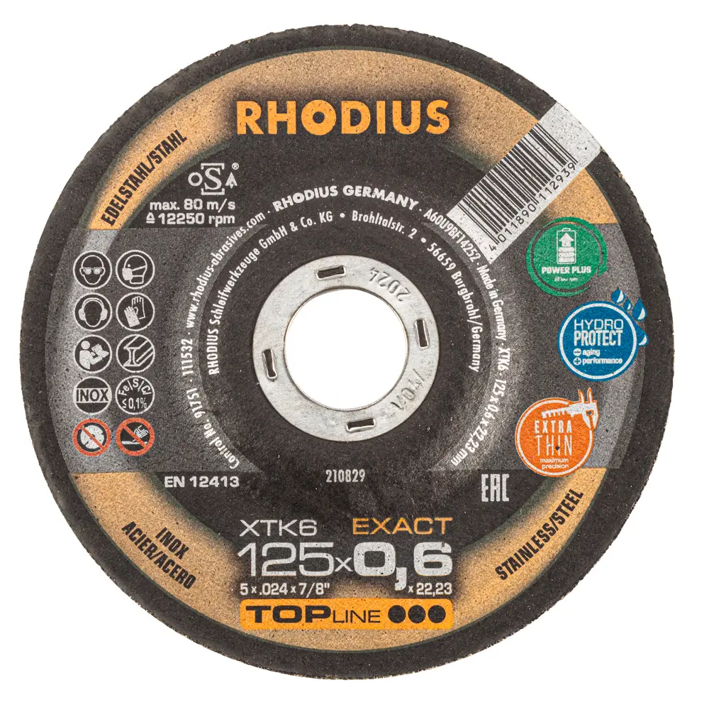 Rhodius XTK6 EXACT 210829 Cutting disc