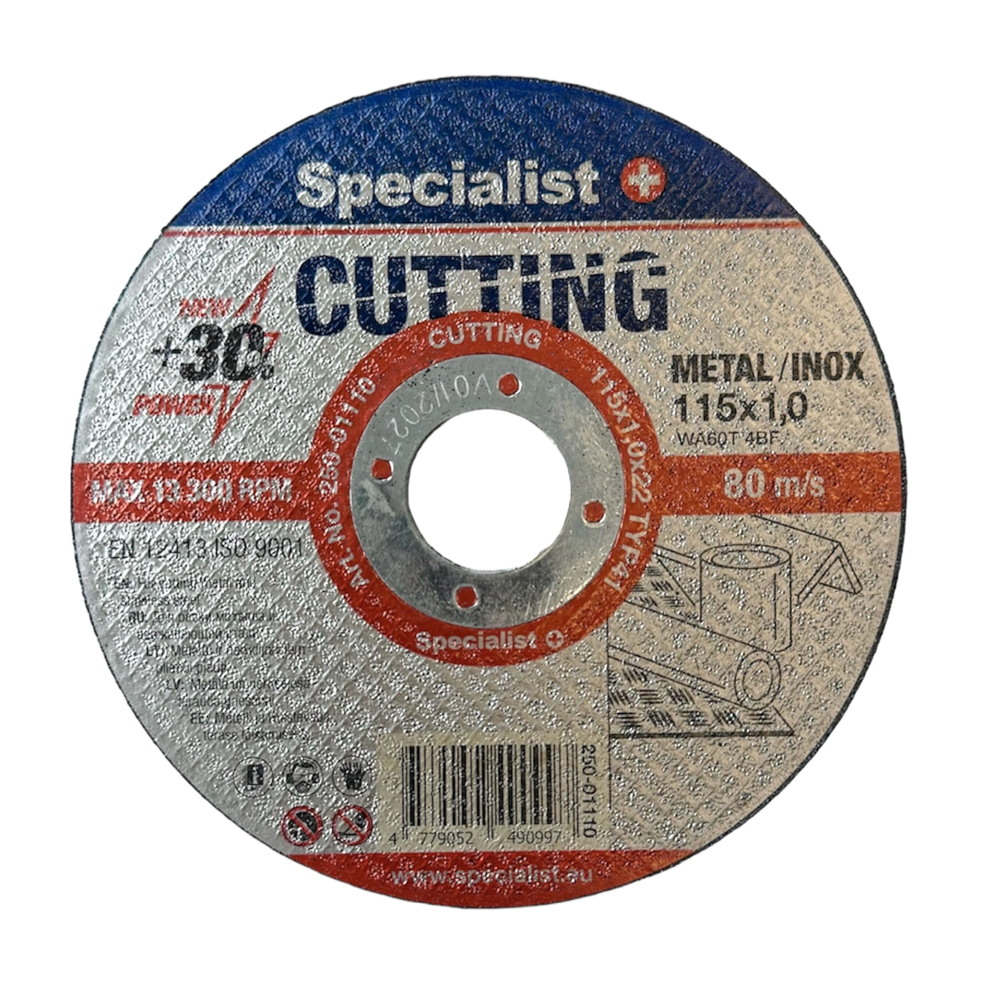 SPECIALIST+ cUTTING metal cutting disc 115