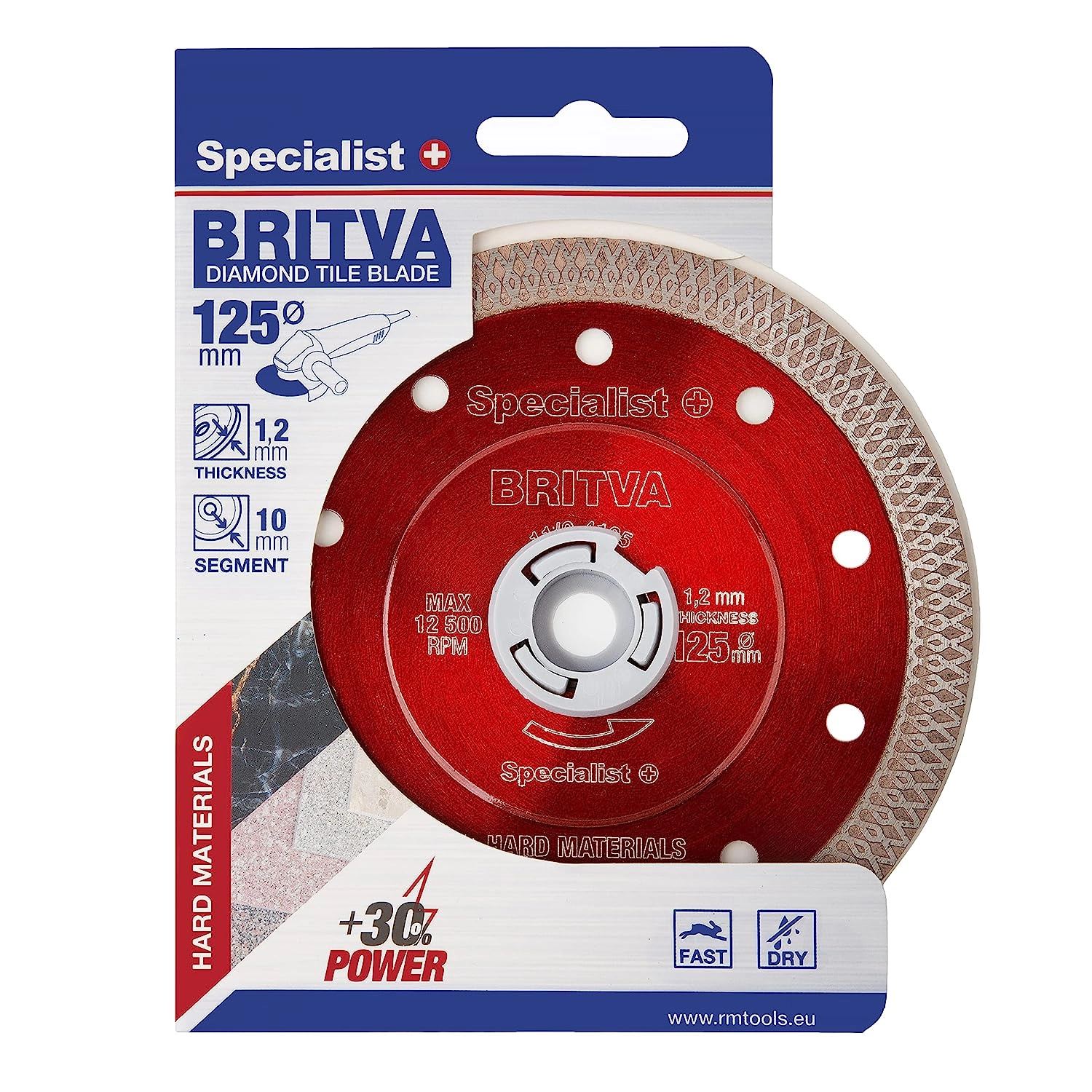 SPECIALIST+ diamond disc BRITVA 125 x