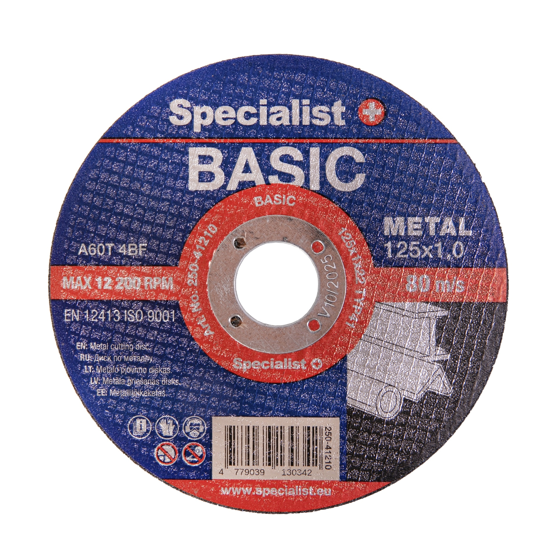 SPECIALIST+ bASIC metal cutting disc 125