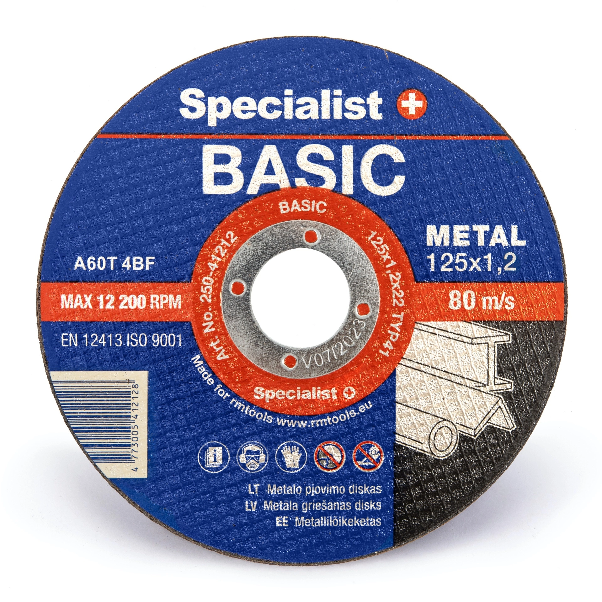 SPECIALIST+ bASIC metal cutting disc 125