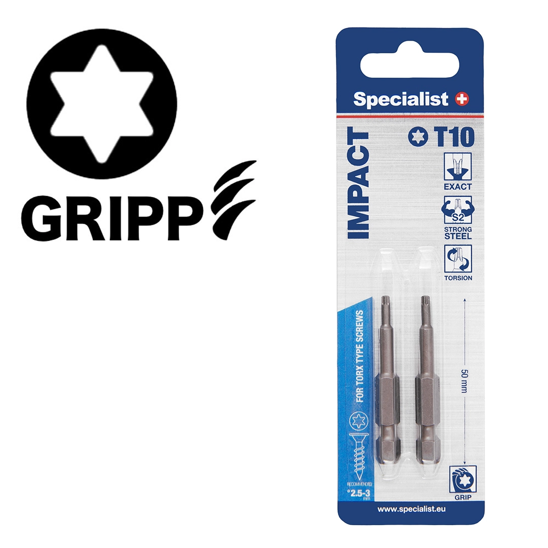 SPECIALIST+ tORX GRIP T10  50 mm