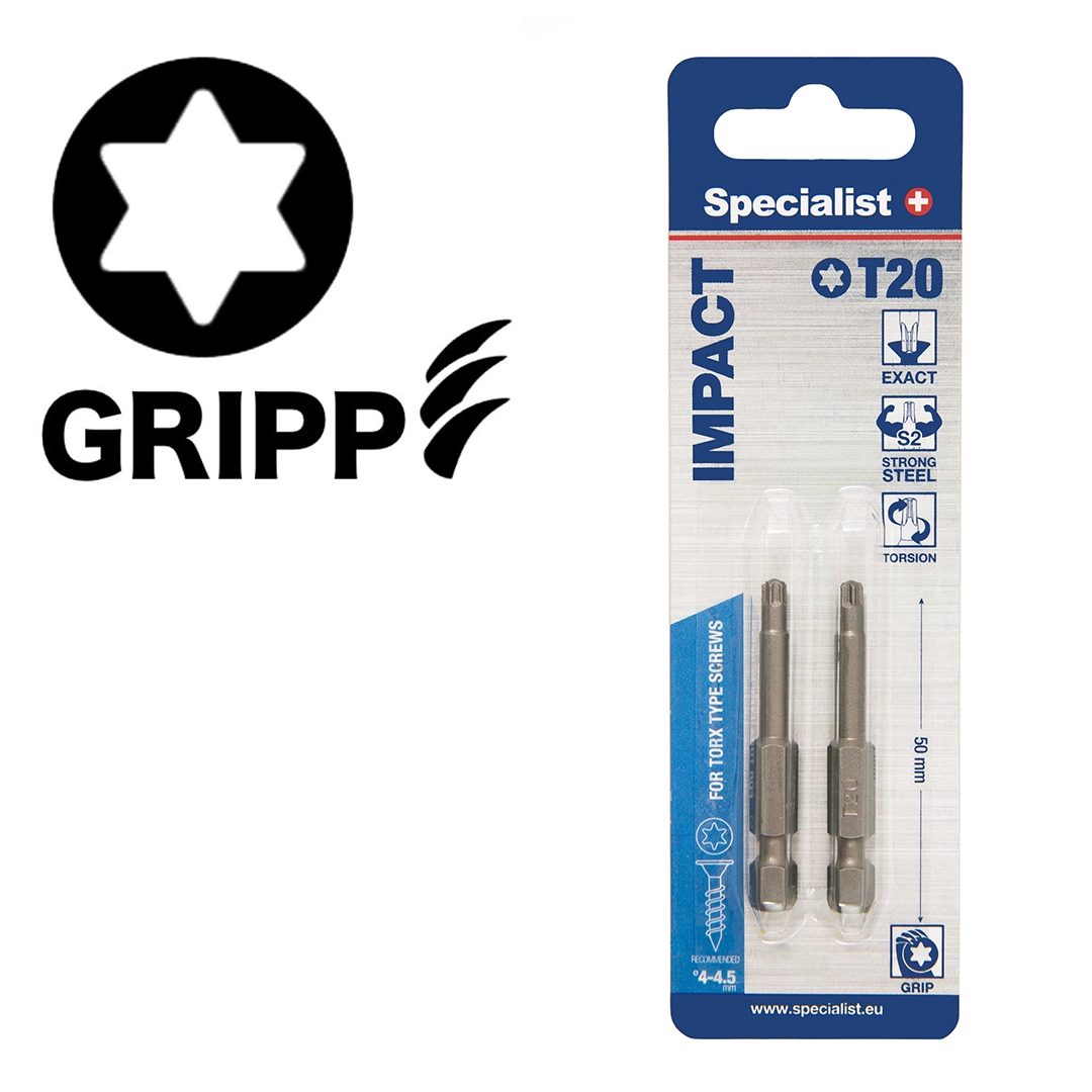 SPECIALIST+ tORX GRIP T20  50 mm