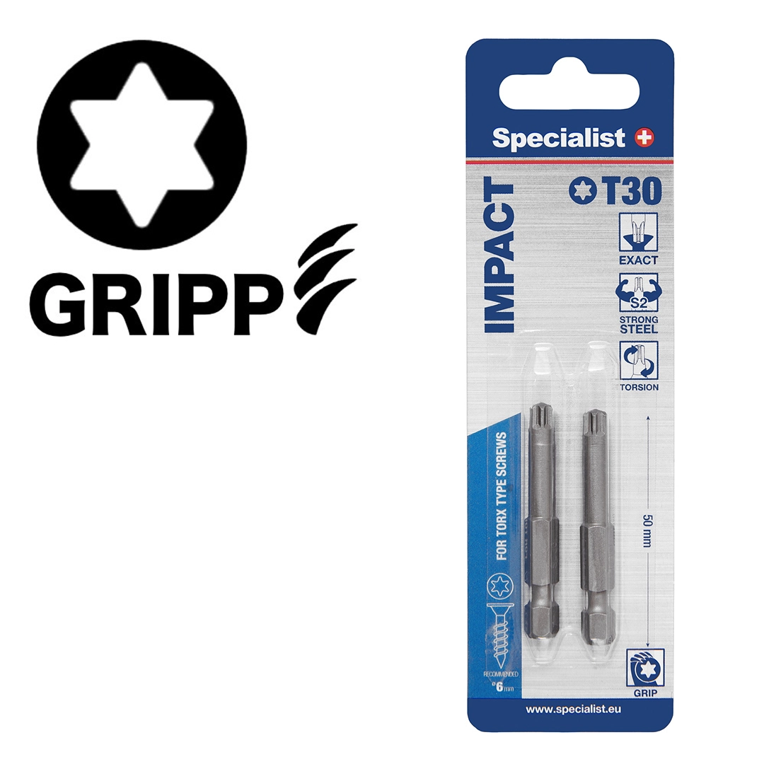 SPECIALIST+ uzgalis TORX GRIP T30  50
