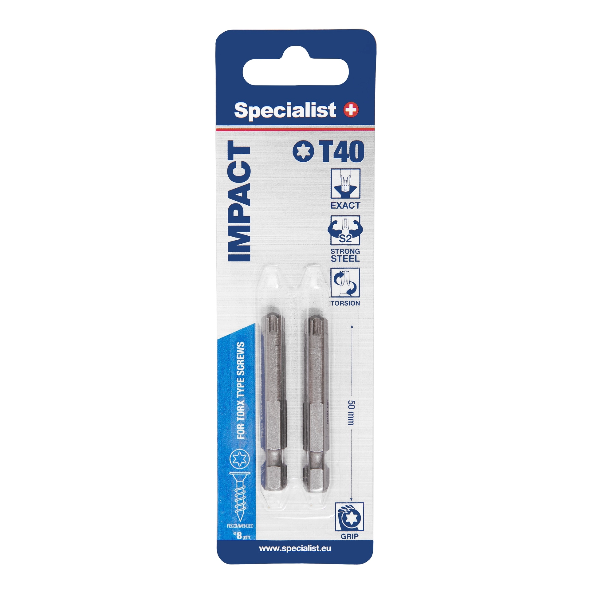SPECIALIST+ antgalis TORX GRIP T40  50mm
