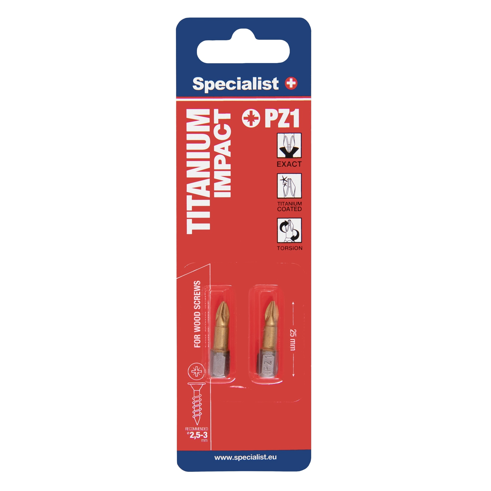 SPECIALIST+ uzgalis TITANIUM PZ1  25 mm