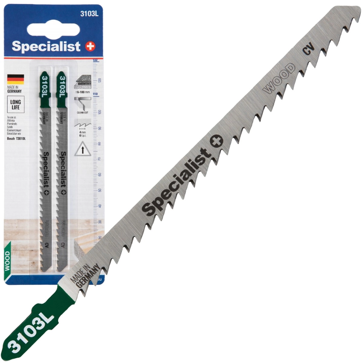 SPECIALIST+ figūrzāģa asmens 3103L (T301DL)  2