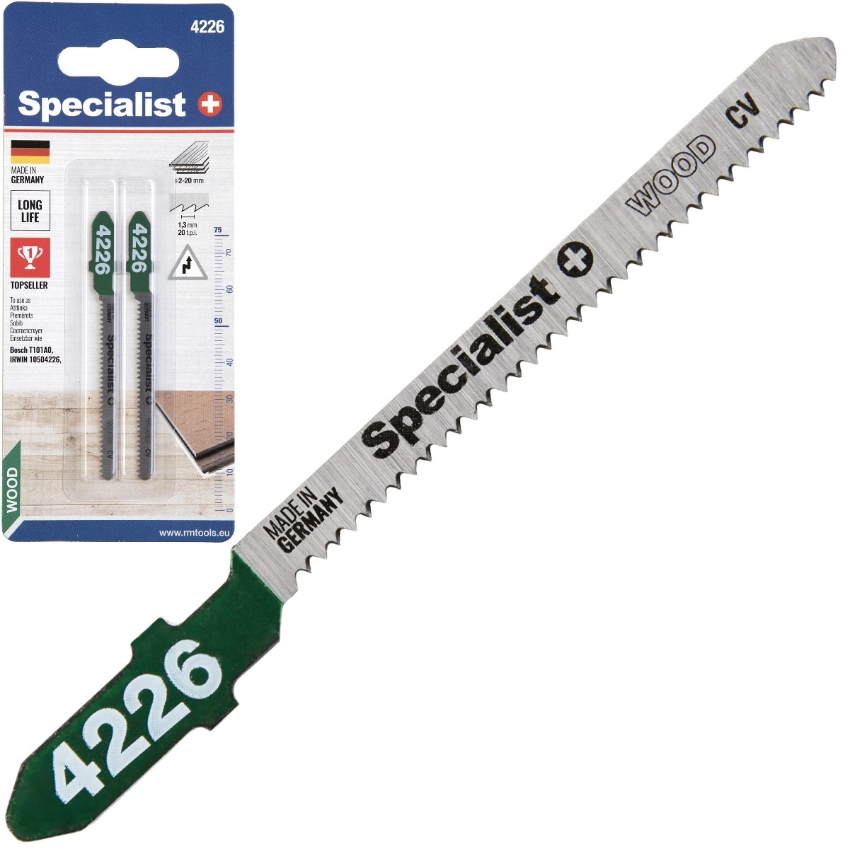 SPECIALIST+ blade 4226 (T101AO)  2 pieces