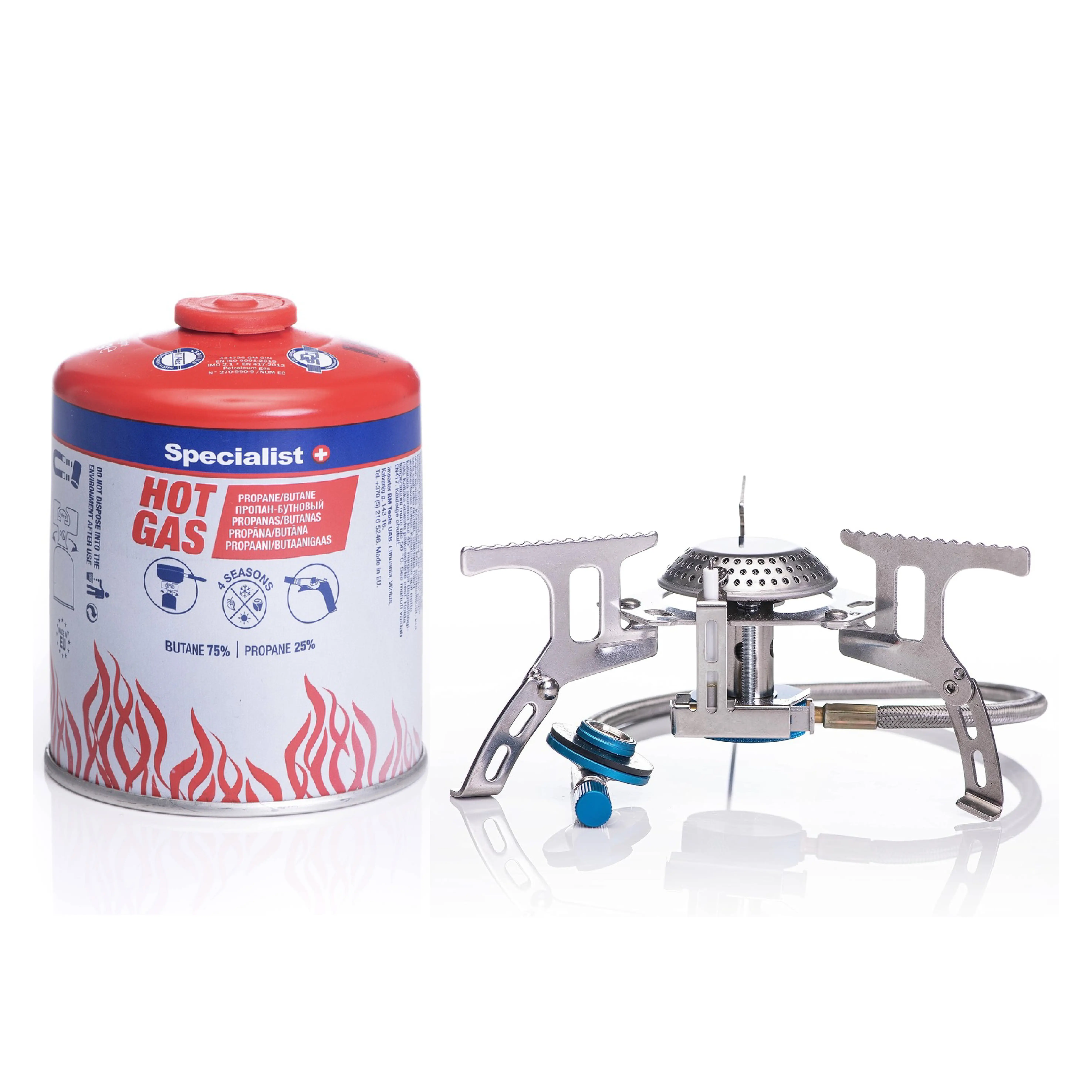 SPECIALIST+ Portable tourist stove and gas