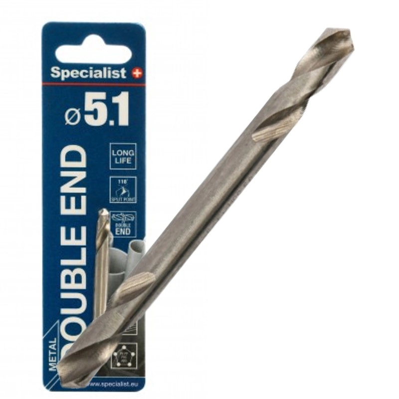 SPECIALIST+ two-sided metal drill HSS 5