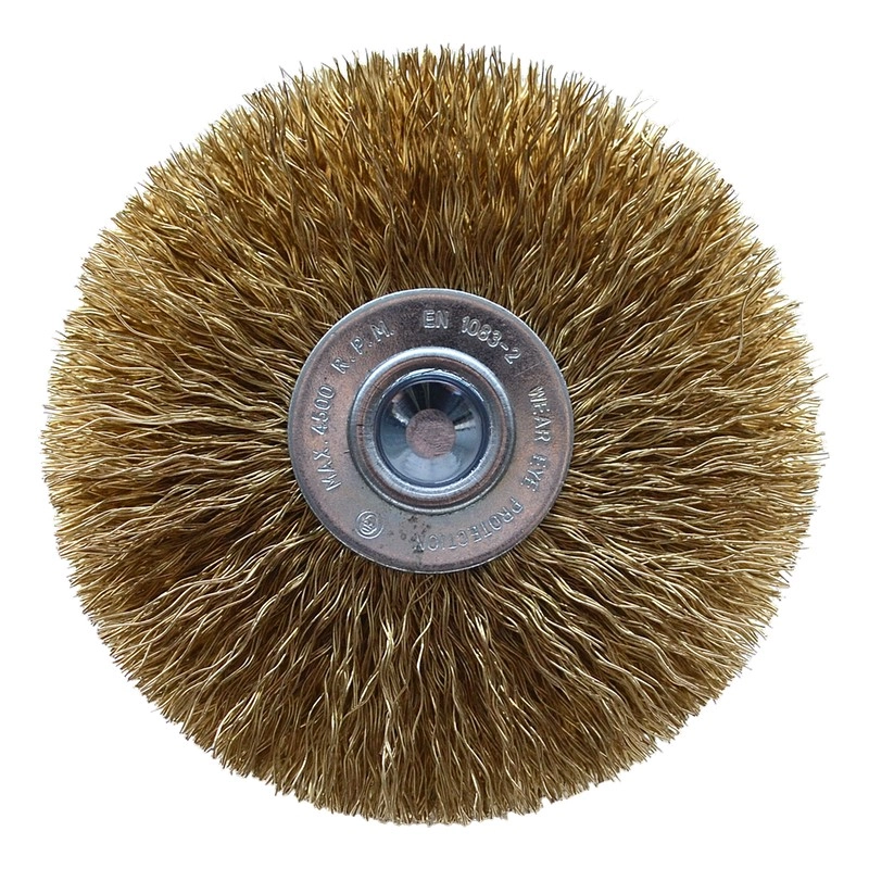 Wire brush  flat Copper 100mm k