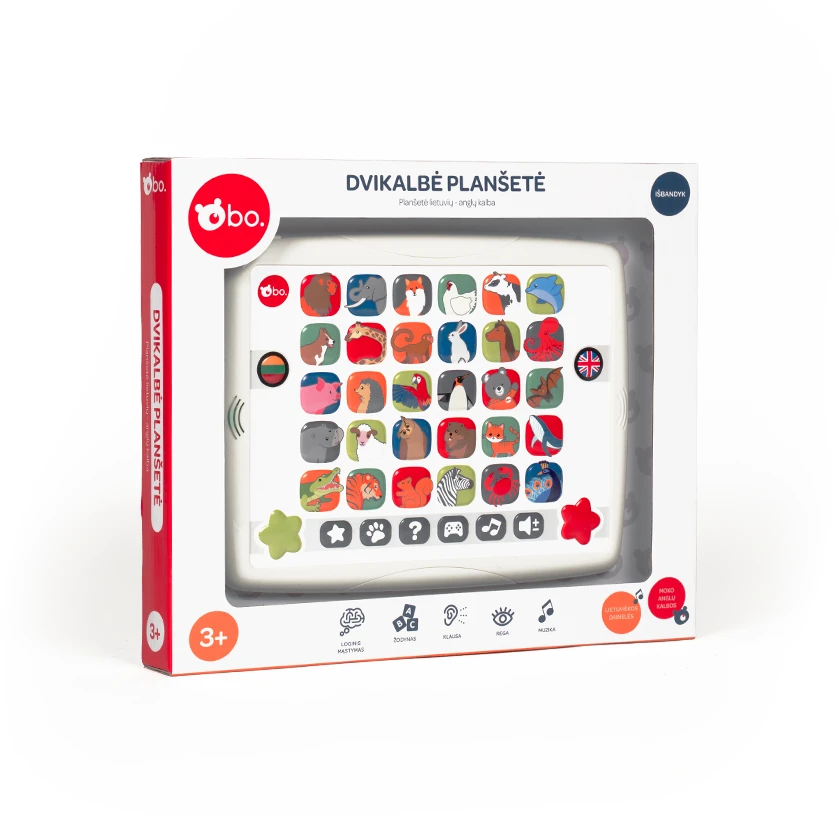 Educational bilingual tablet bo. 8046LT (Lithuanian