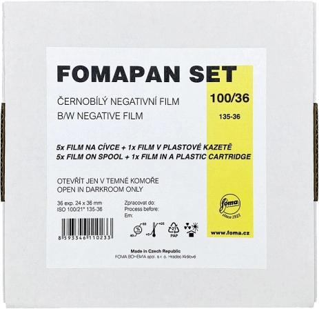 Foma film Fomapan 100/36 Set 6