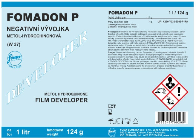 Foma film developer Fomadon P (W37)