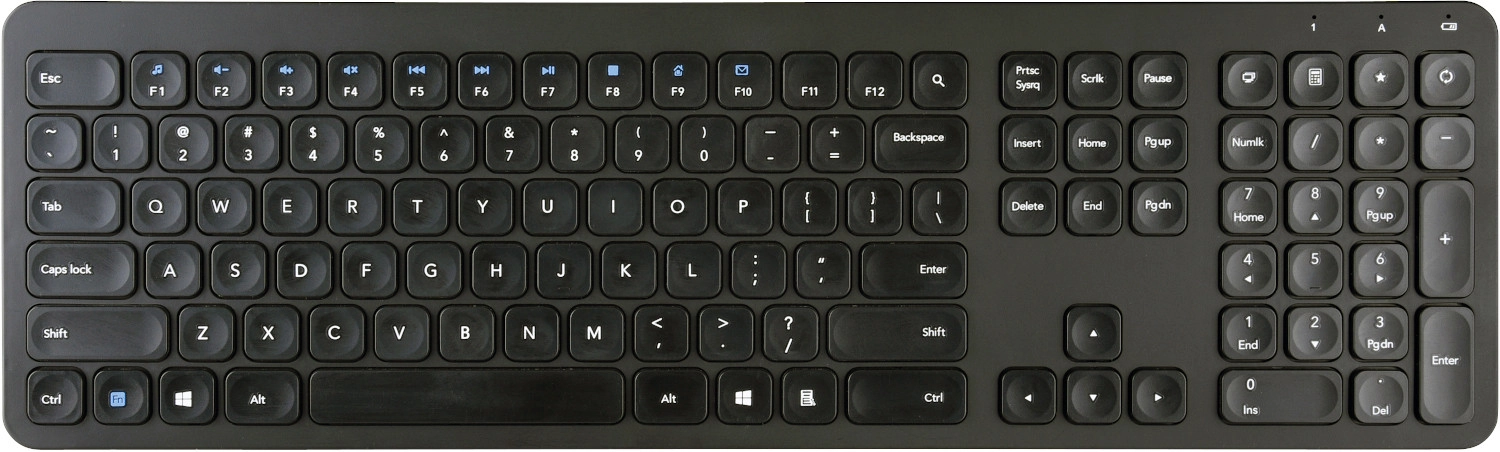 Platinet wireless keyboard K100 US  black