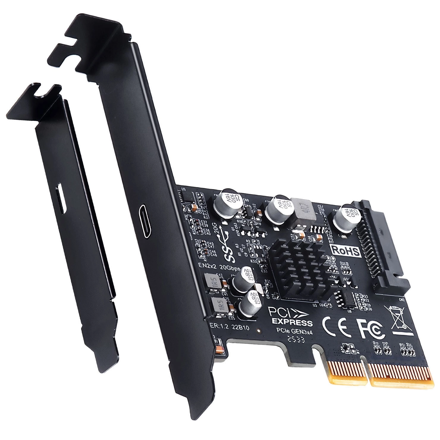 GRAUGEAR Erweiterungskarte USB-C 3.2 Gen2x2