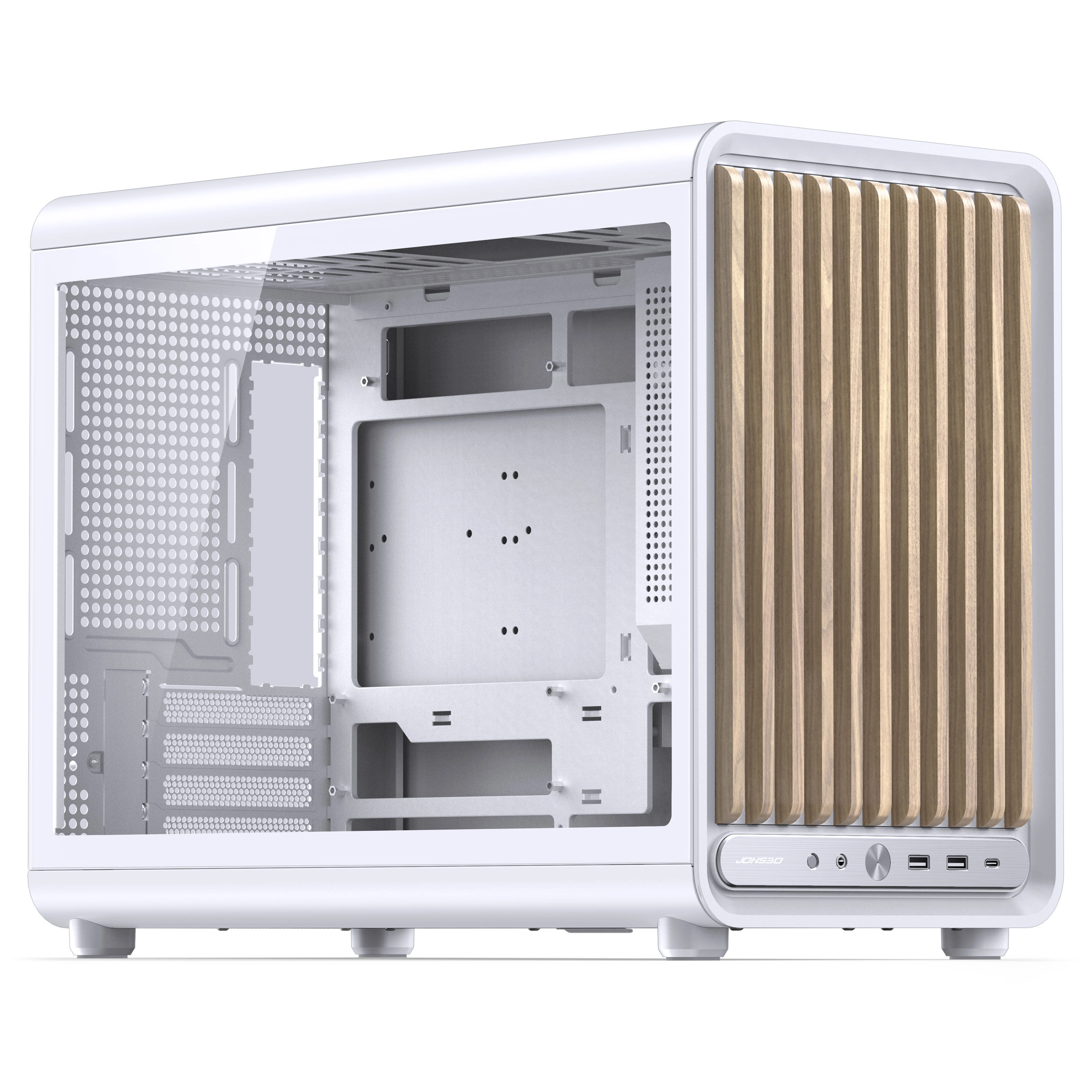 Jonsbo D33 Wood PC-Gehäuse  Mini-Gehäuse  mATX