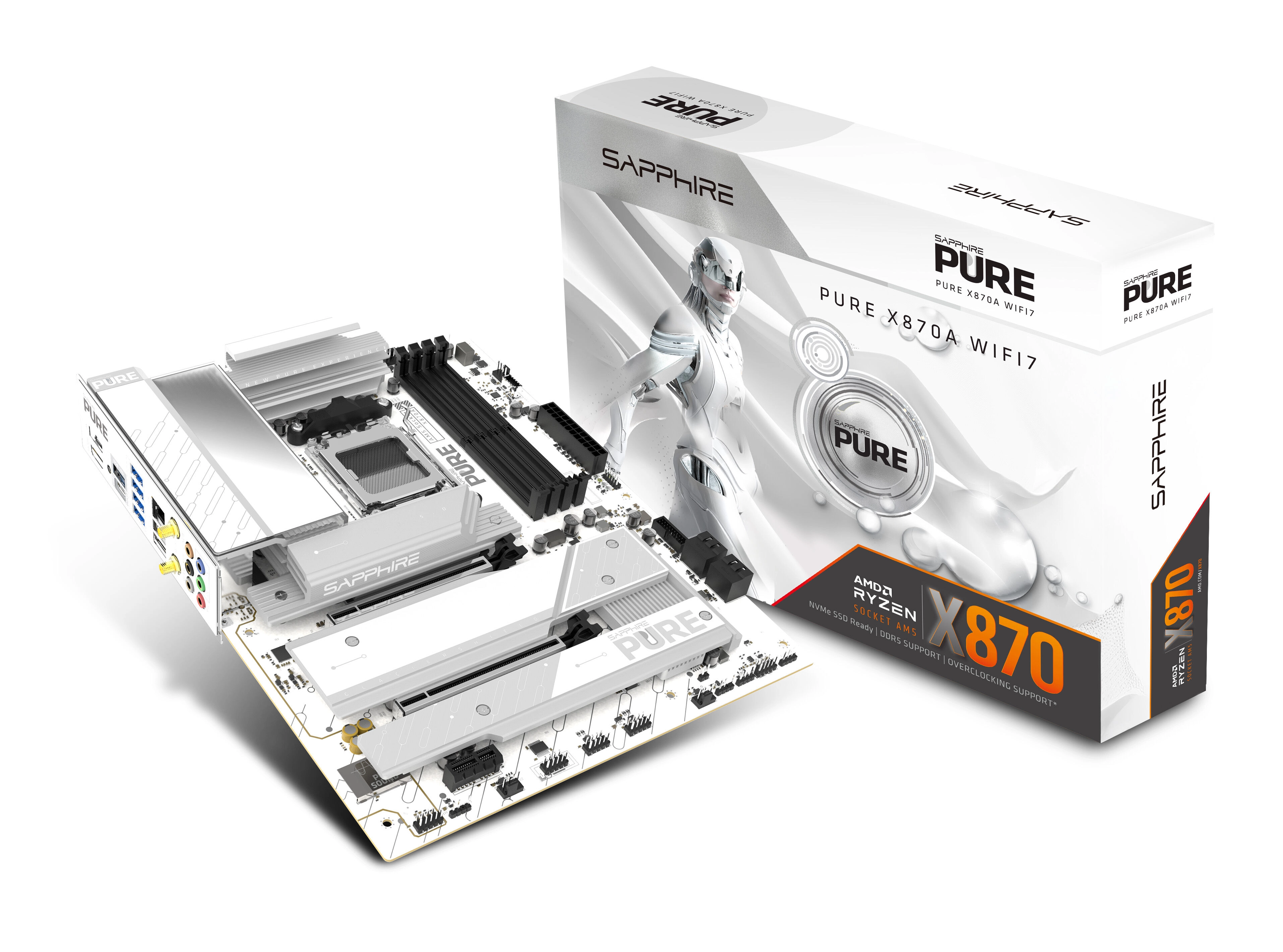 Motherboard SAPPHIRE AMD X870E AM5 PURE