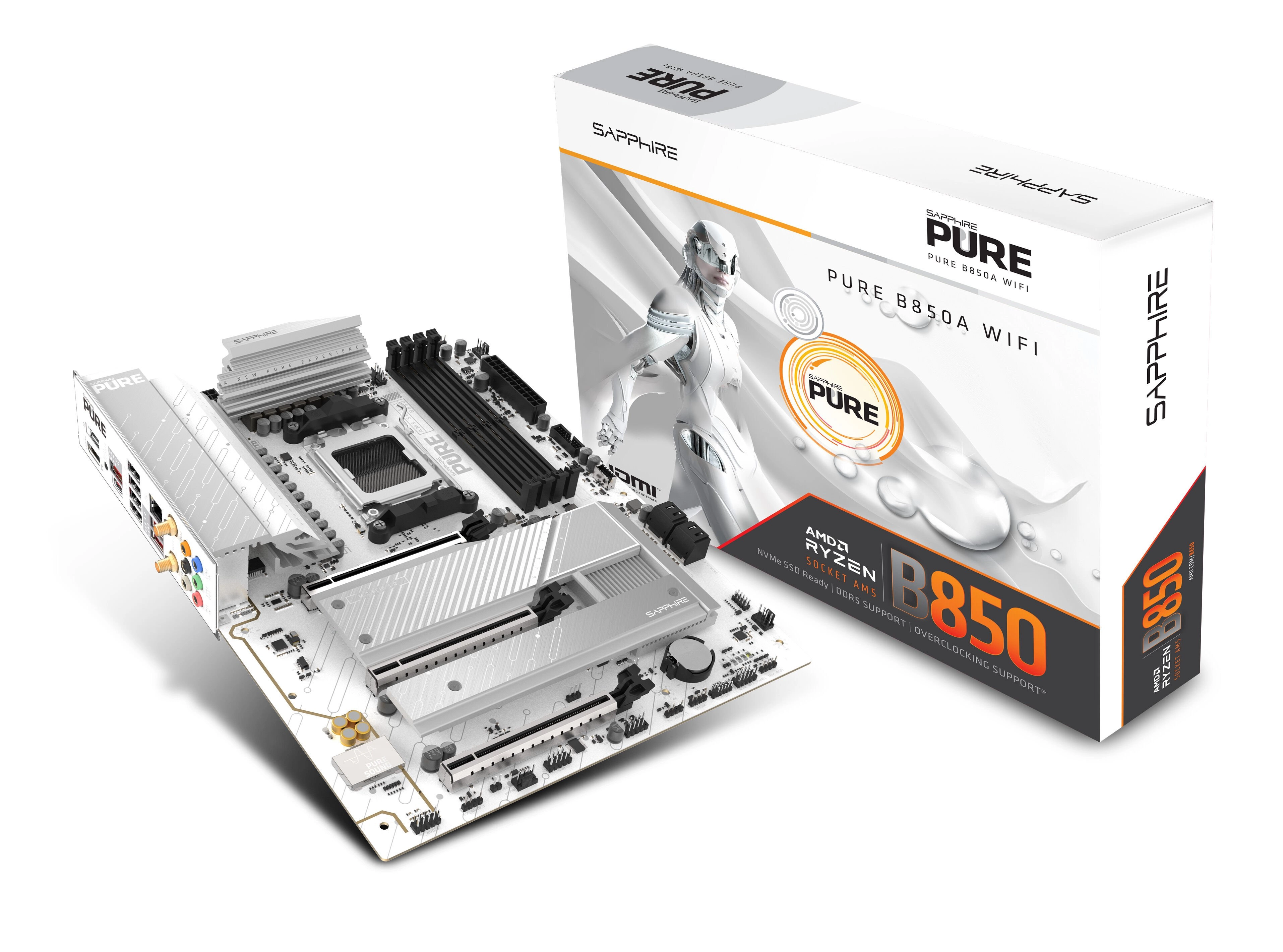 Sapphire PURE B850A WIFI 7 AMD
