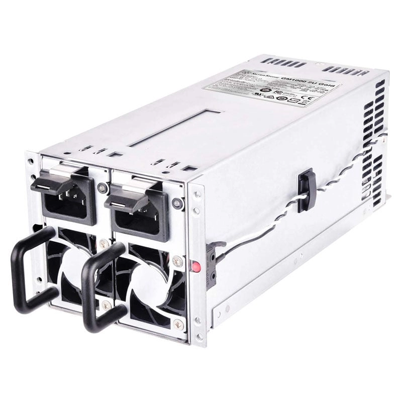 SilverStone SST-GM1000-2UG V2 redundants 2U barošanas avots - 1000 vati