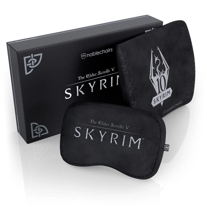 Noblechairs Skyrim  Neck pillow/Lumbar pillow  Black
