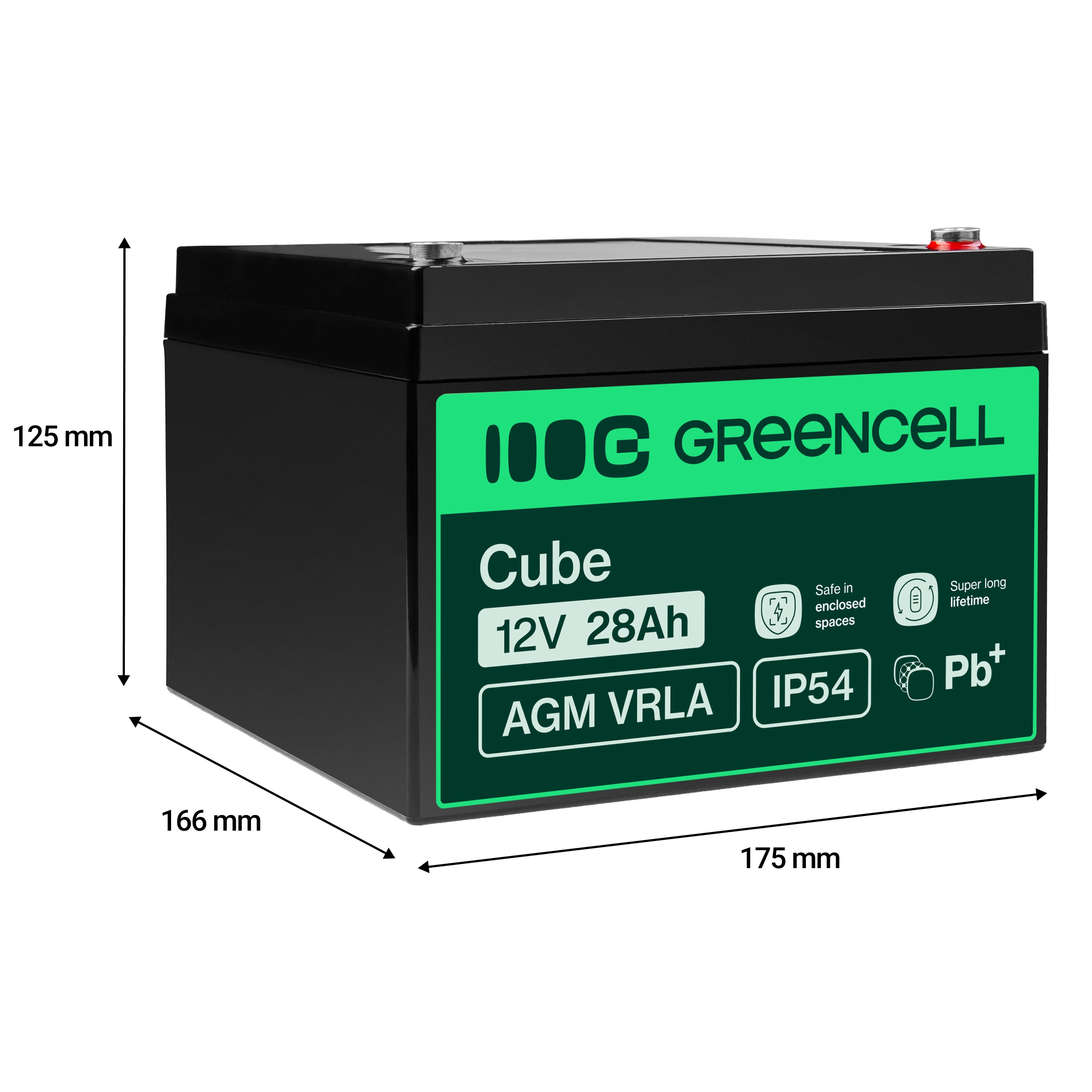Green Cell AGM VRLA 12V 28Ah