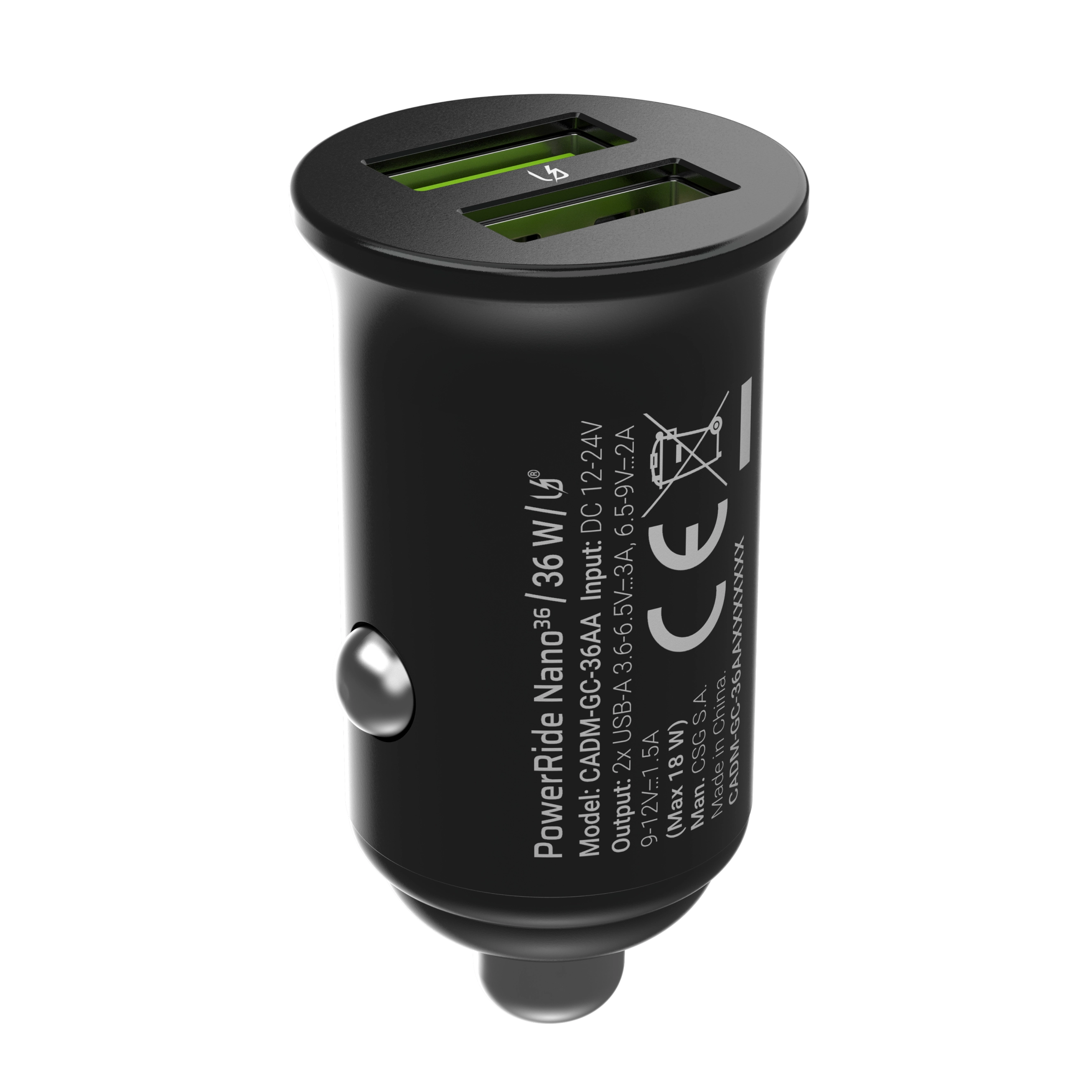 Ładowarka samochodowa GC PowerRide Nano36 36W