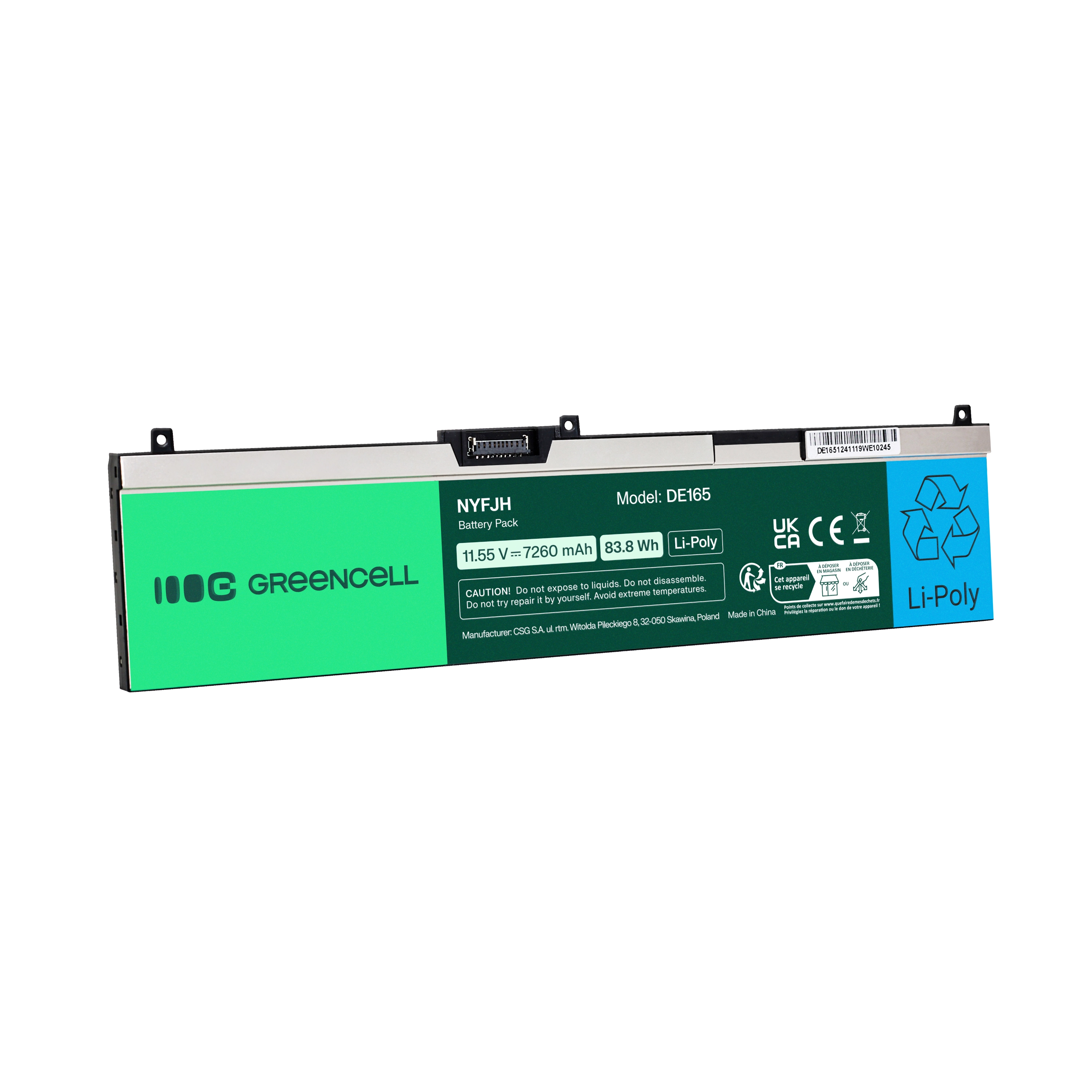 Replacement Battery NYFJH ( DE165 5904326375260