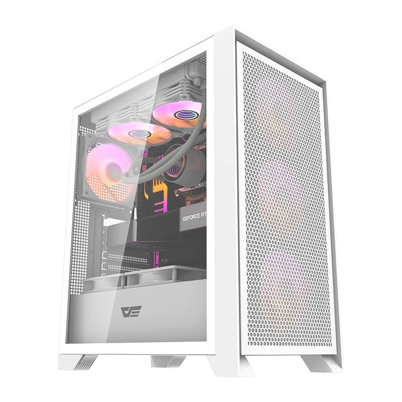 Darkflash DRX70 Mesh RGB case white