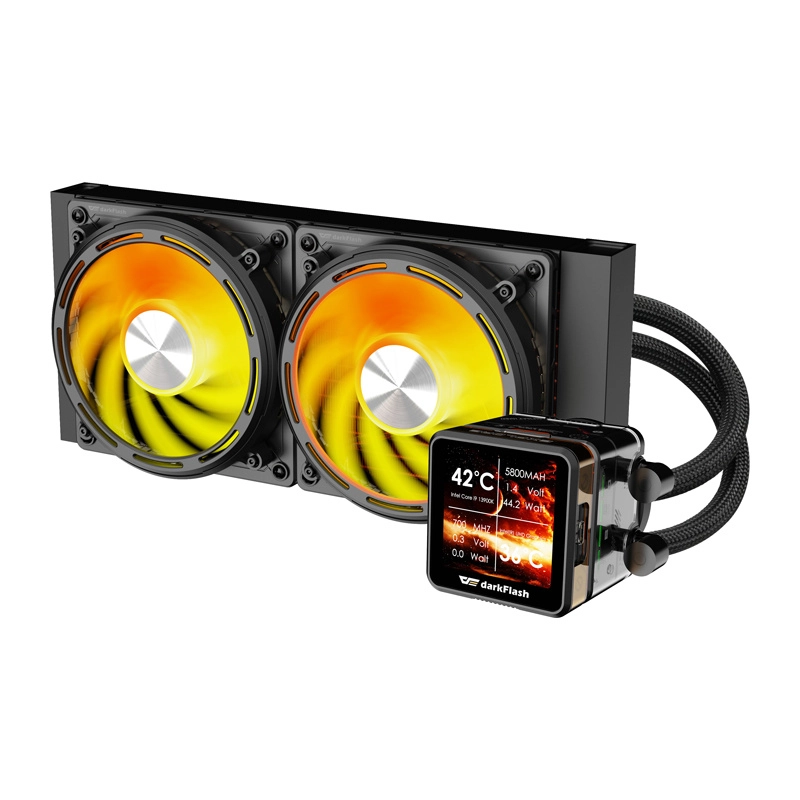 CPU water cooling DE240 (black) 082344