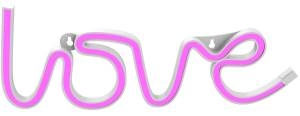 Muitomas Lampada Led Neon Love Type-C
