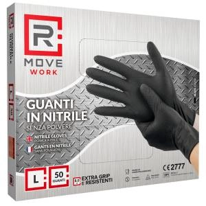 RMove Black Nitrile Work Gloves SP