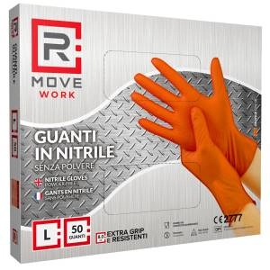 RMove Orange Nitrile Work Gloves SP
