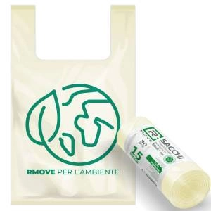 RMove Sacchi Biodegradabili per Rifiuti 50x67cm
