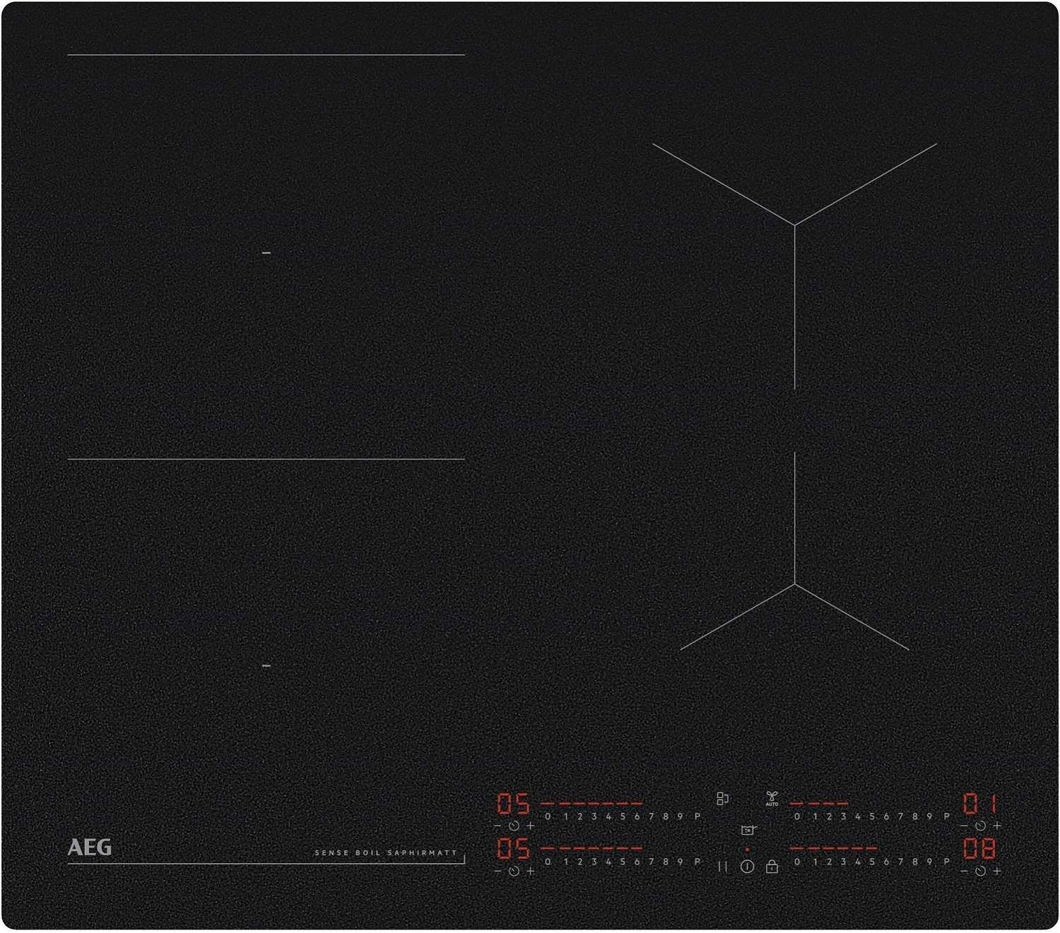 AEG TI64IB10IZ Black Built-in 60 cm