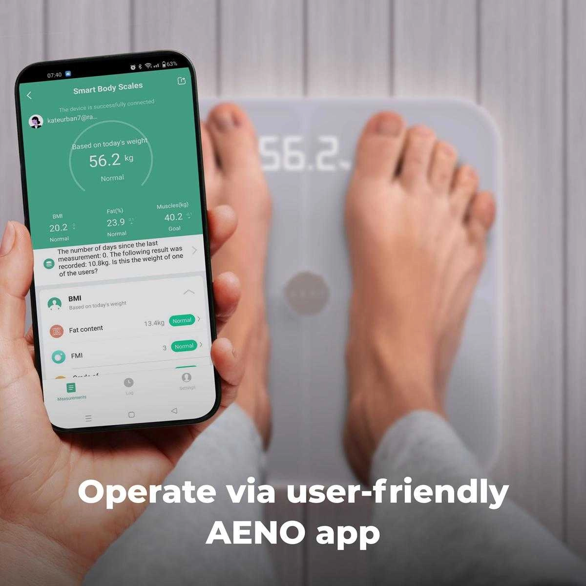 Kitchen scales AENO Smart Body balance
