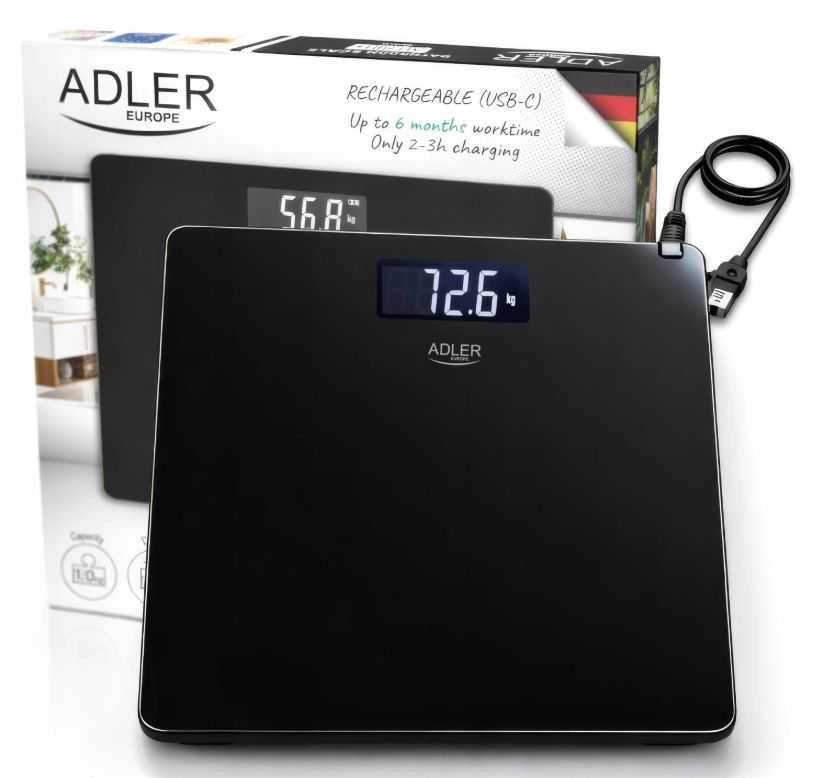 USB-C bathroom scale  Battery  180 kg