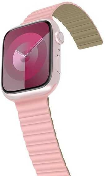 Silicone Link Apple Watch 38/40/41mm Pink/Gold