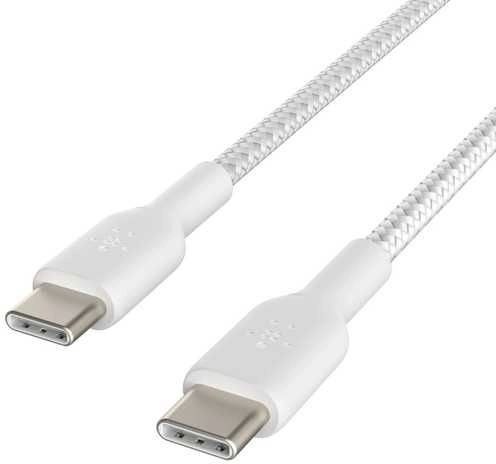 Belkin USB-C/USB-C cable coated  1m  white