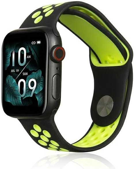 Apple Watch Sport Silicone 38/40/41mm Black-Lime
