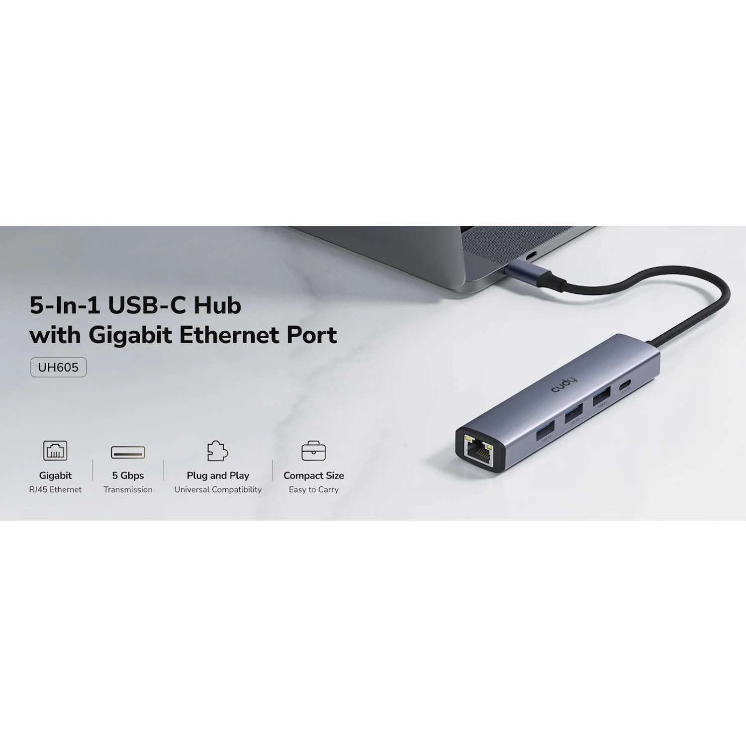 Cudy UH605 interface hub USB 3