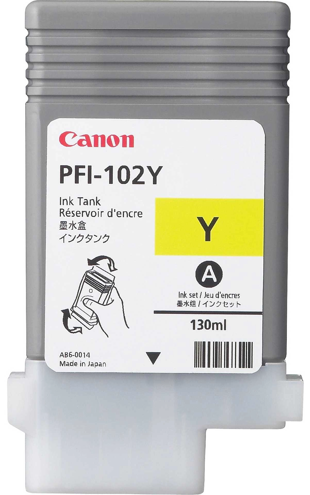 Canon PFI-102Y ink cartridge Original Yellow