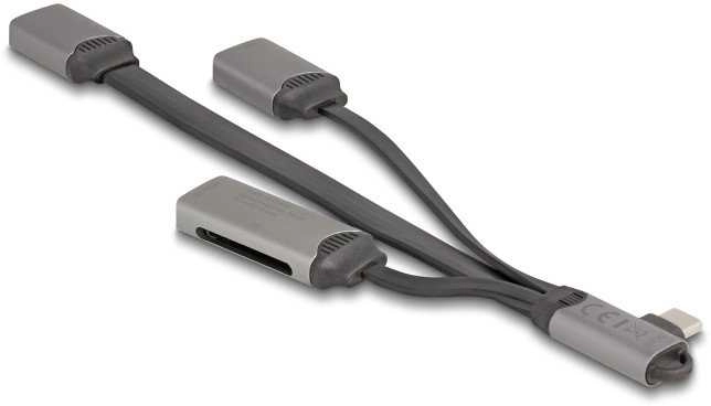 DELOCK 2 Port USB Hub inklusive