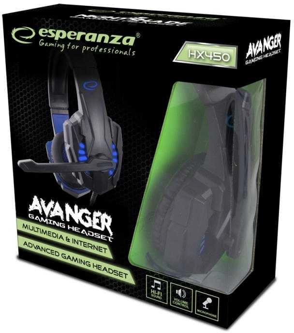 ESPERANZA STEREO GAMING HEADPHONES WITH MICROPHONE
