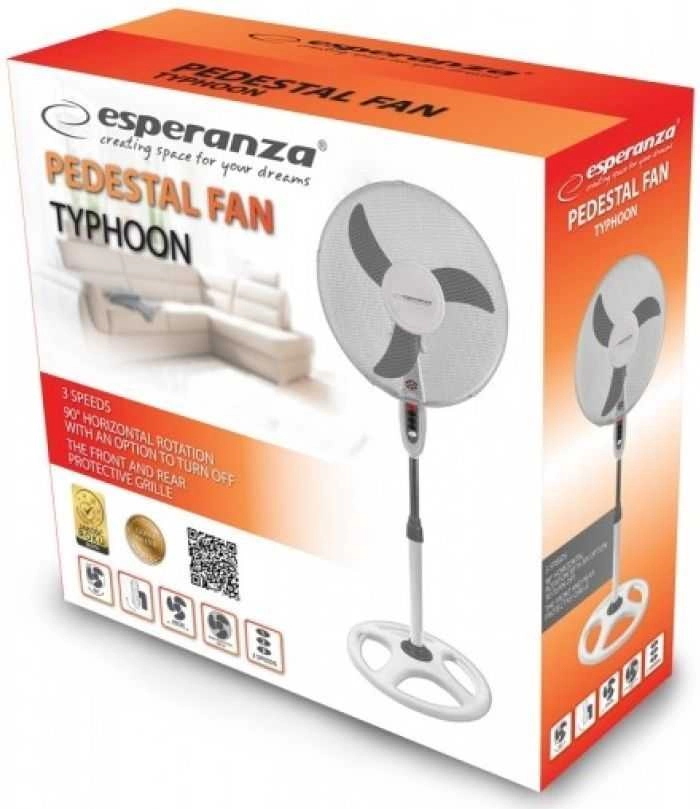Esperanza EHF002WE household fan Grey  White
