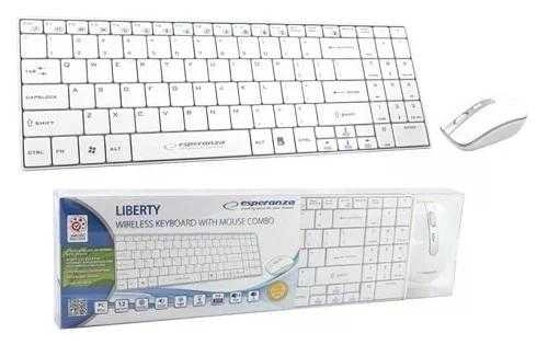 Belaidis rinkinys Esperanza EK122W Liberty USB