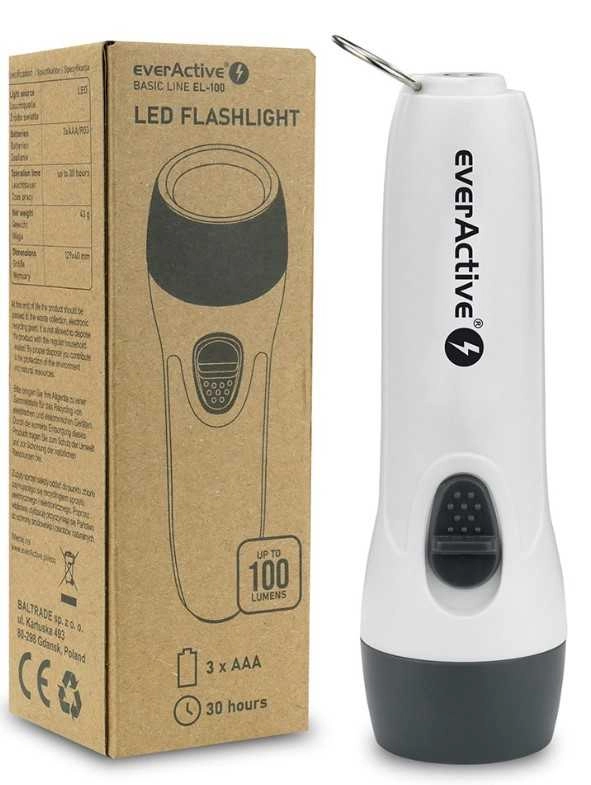 EverActive Flashlight BASIC EL-100 LED Hand