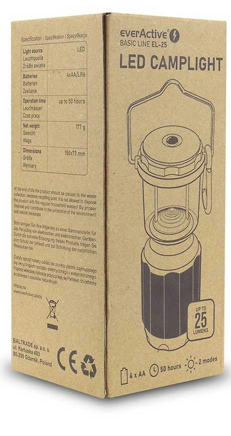 EverActive Flashlight Basic Line EL-25 Camping