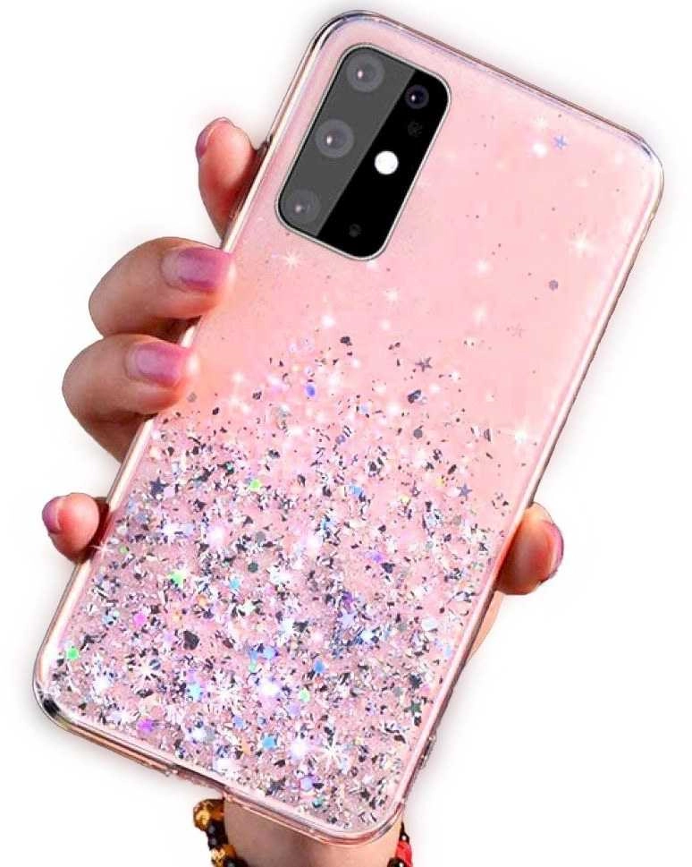 "Glue Glitter Silicone Case iPhone