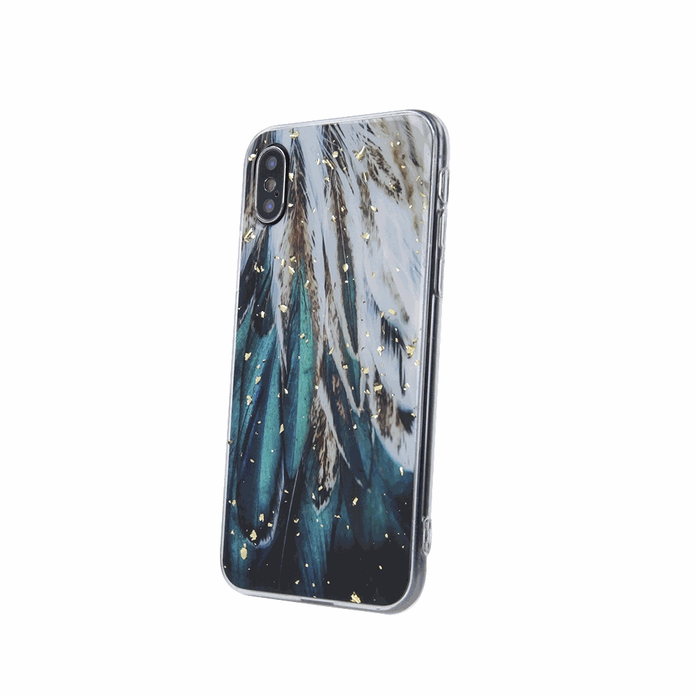 "Gold Glam Silicone Case Galaxy